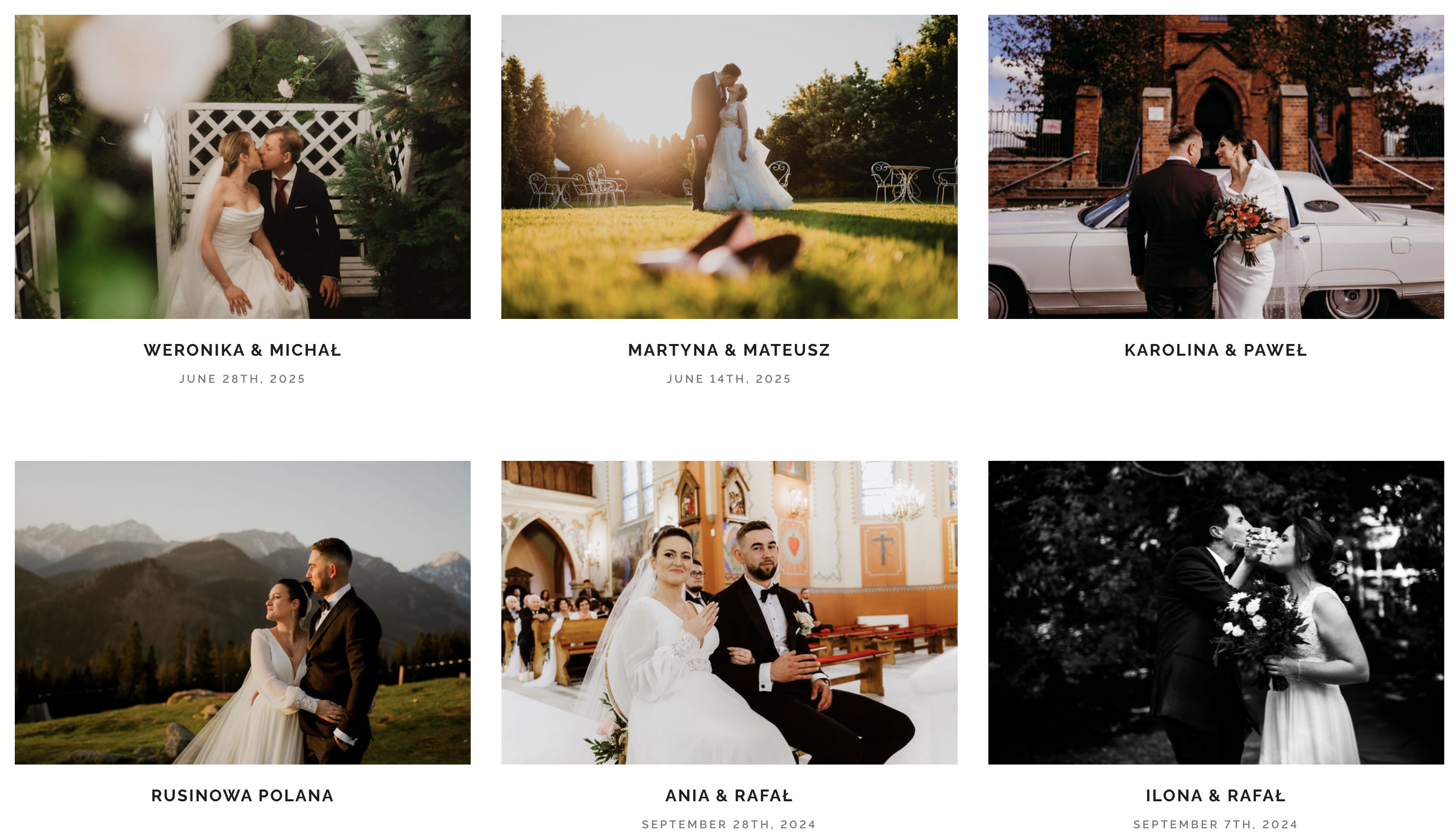 galeria online fotograf slubny